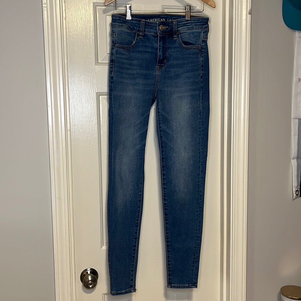 AE next level stretch hi-rise jegging
